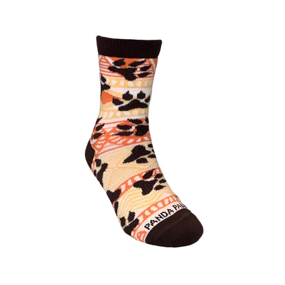 Lion Paws with Tribal Prints Sock (Ages 3 - 7) from the Sock Panda