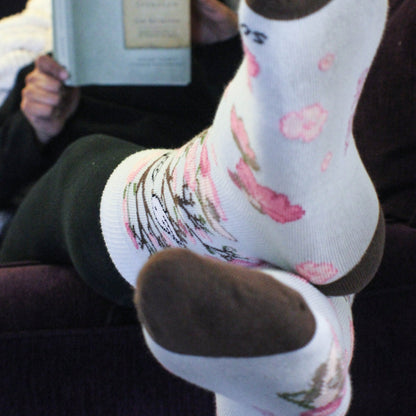 Love Songbird in a Tree Socks from the Sock Panda (Adult Medium)