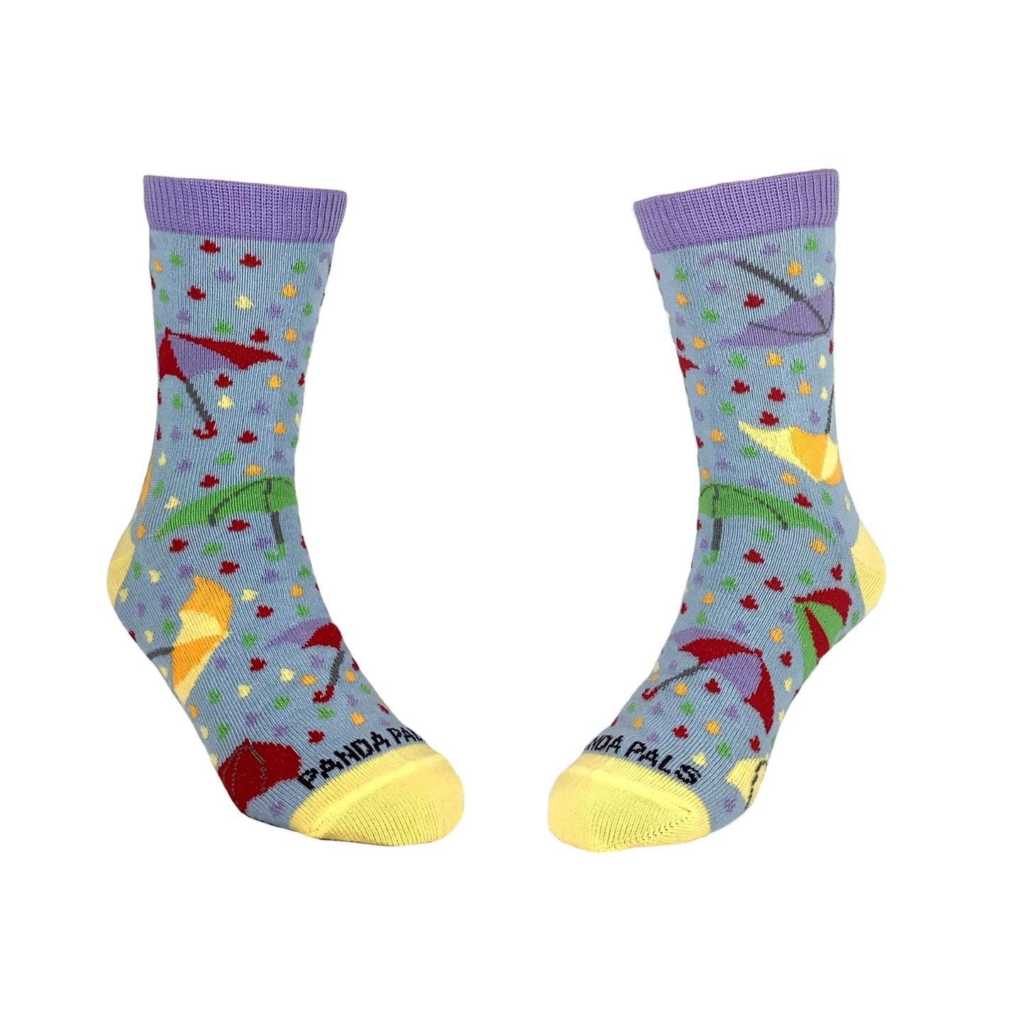 Lovely Purple Umbrella Socks (Ages 3 - 5) from Sock Panda