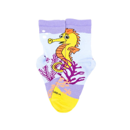 Magical Seahorse Kids Socks from the Sock Panda (Ages 0-1 and 1-2)