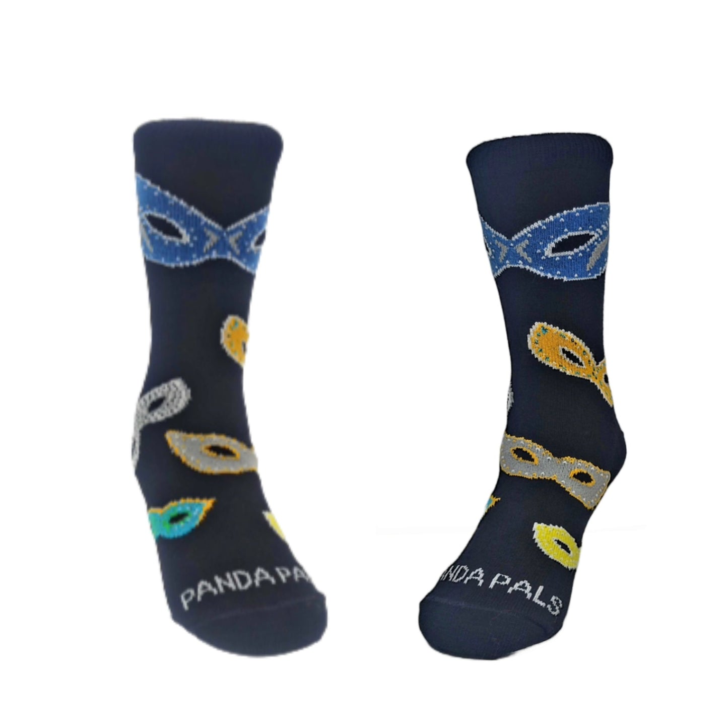Masquerade Mask Sock in Black (Ages 3 - 7)