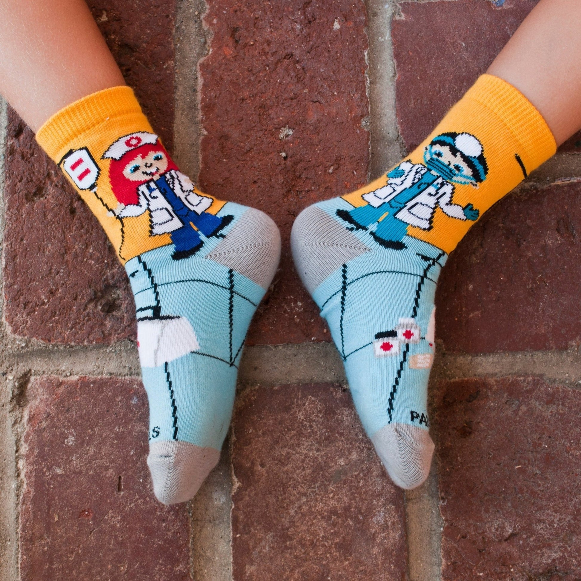 Medical Doctors Kids Socks (Ages 3 - 5)