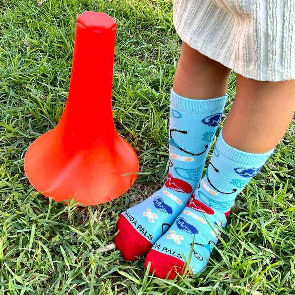 Trip to the Doctor Themed Kids Socks (Ages 3-7)