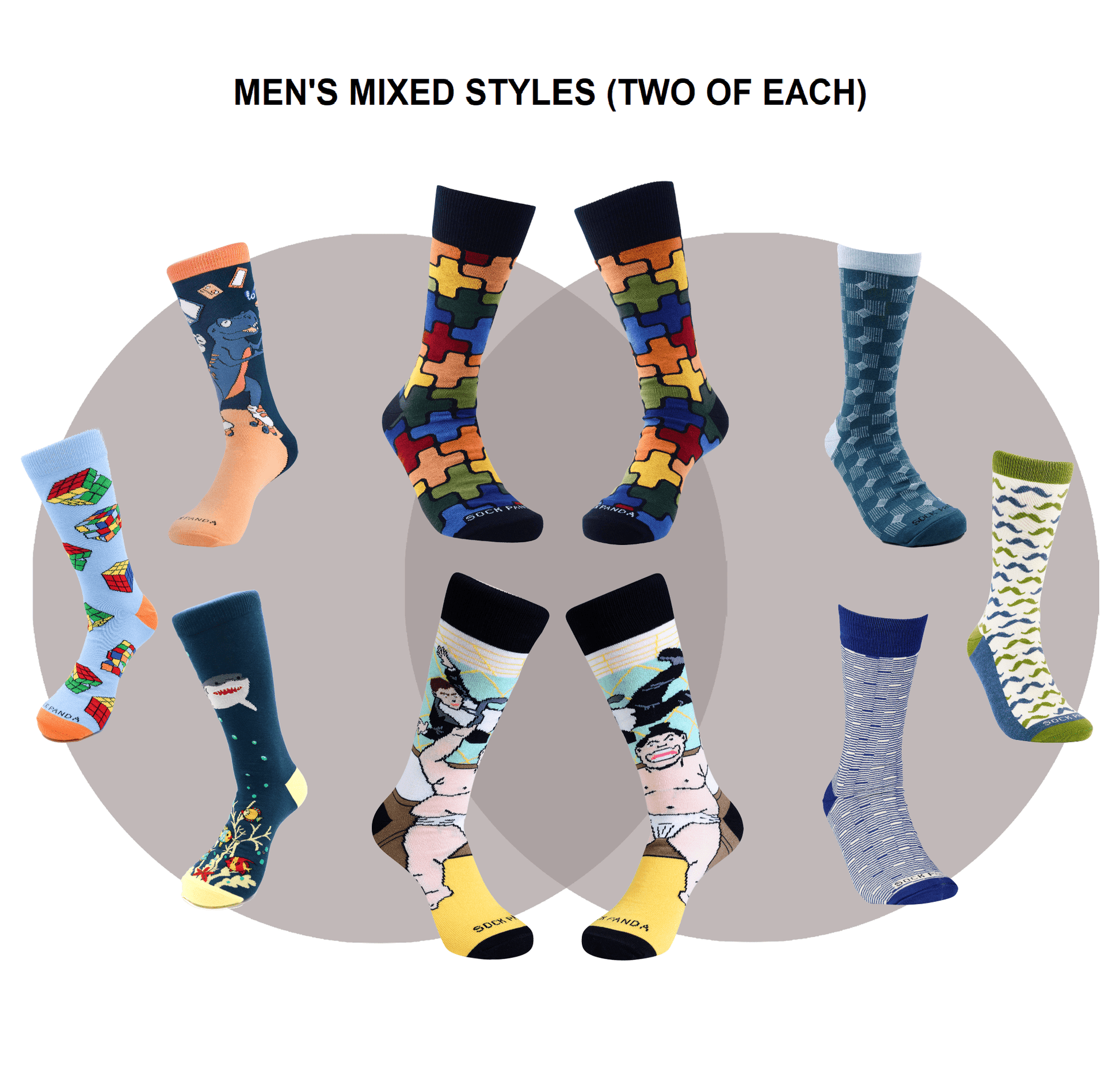 Men's Gift Sets (4-Pack) from the Sock Panda
