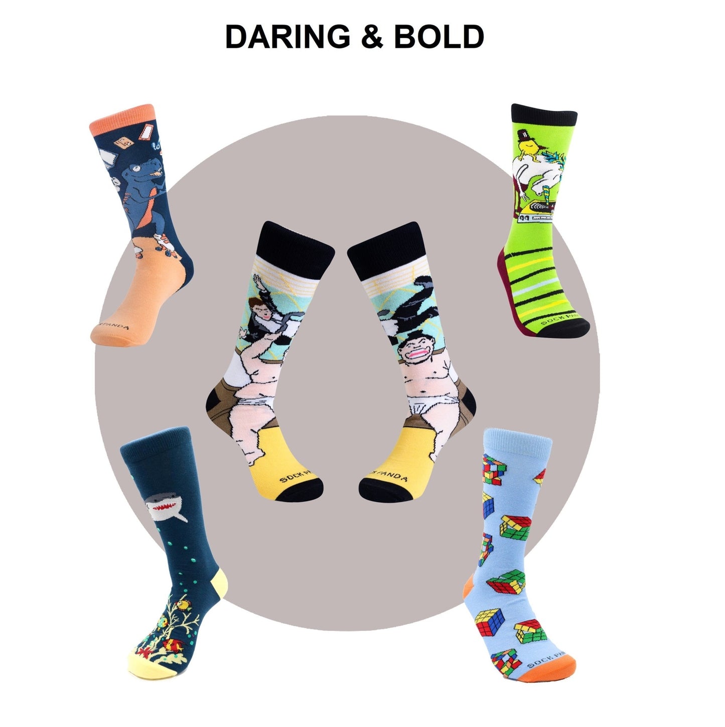 Men's Gift Sets (4-Pack) from the Sock Panda