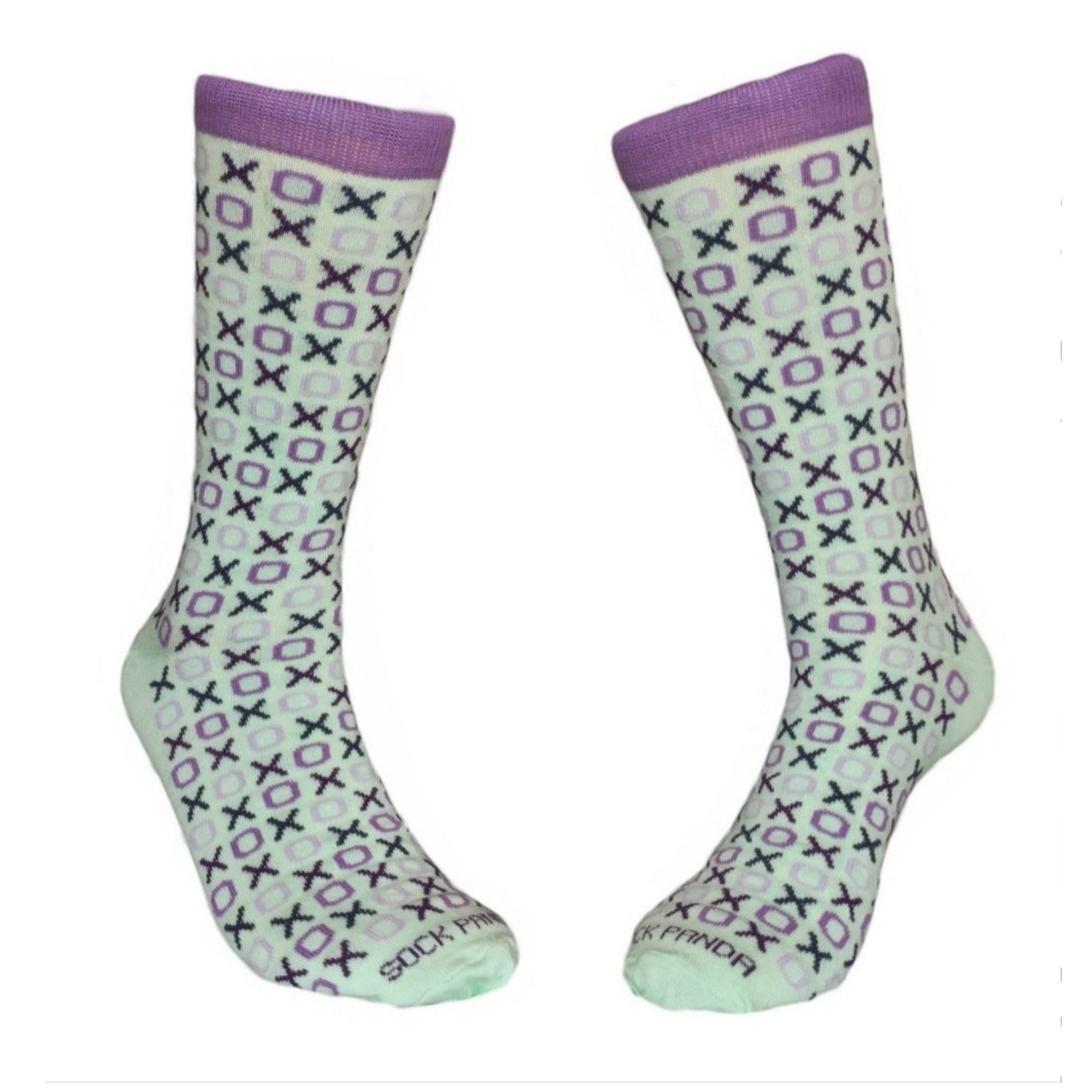 Hugs and Kisses (xoxo) Love Patterned Office Socks (Adult Large)