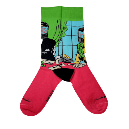 Modern Date and the New Normal Socks from the Sock Panda (Adult Medium - Women's Shoe Sizes 5 - 10)