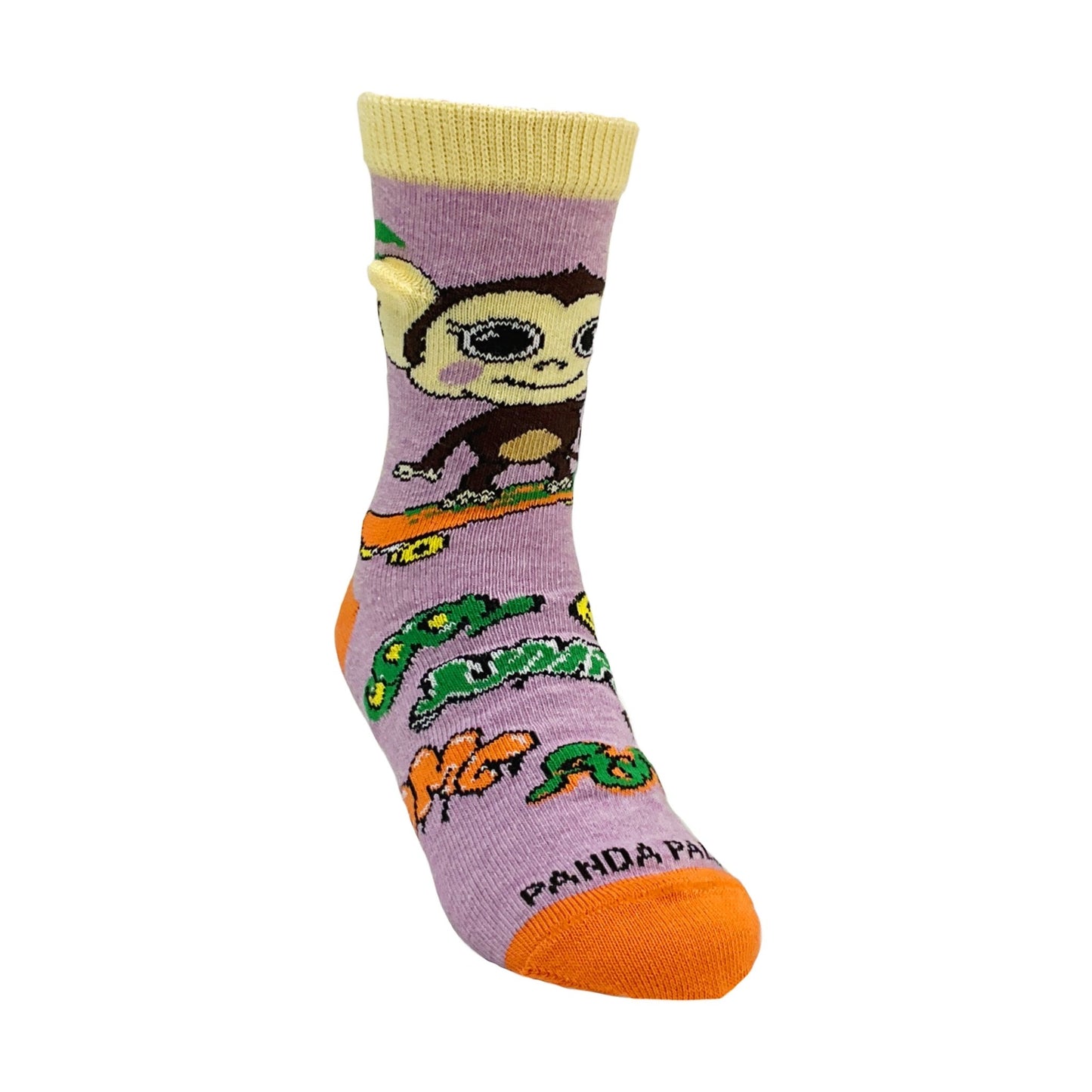 Monkey Skateboarding Socks from the Sock Panda (Age 3 - 7)
