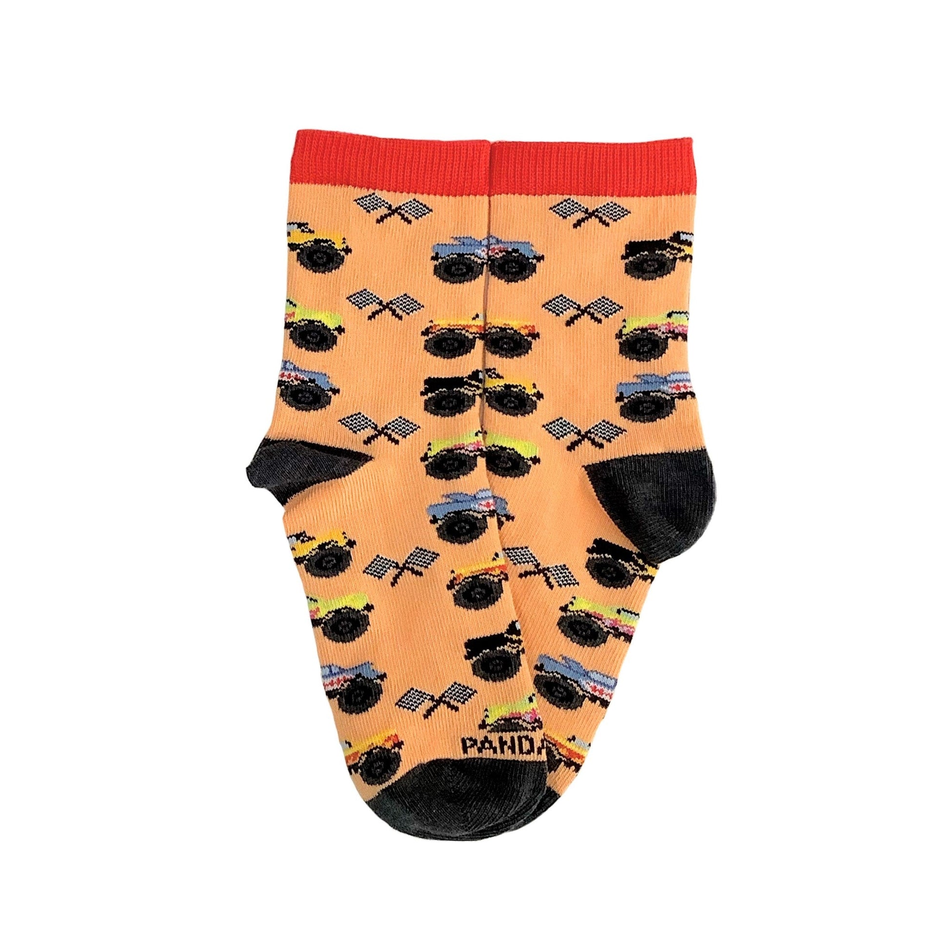 Monster Truck Patterns Socks (Ages 3 - 5) from Sock Panda