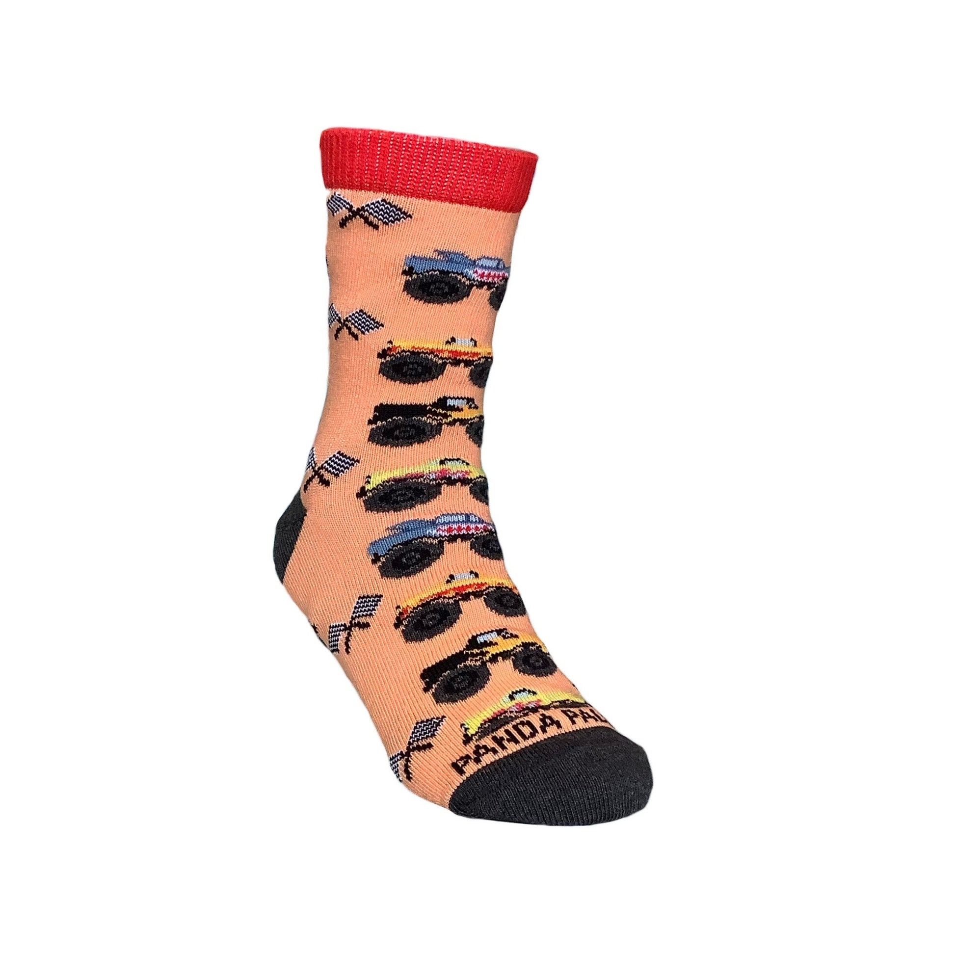 Monster Truck Patterns Socks (Ages 3 - 5) from Sock Panda