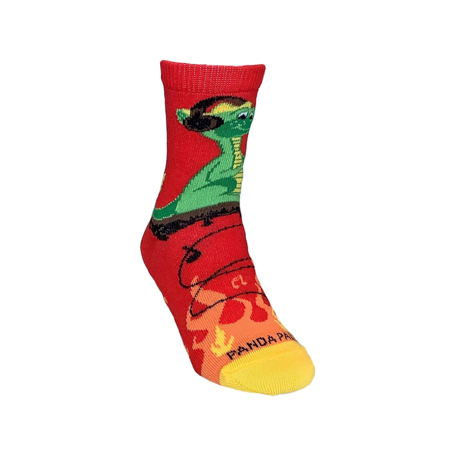 Music Dragon on Fire Socks (Ages 3 - 7) from the Sock Panda