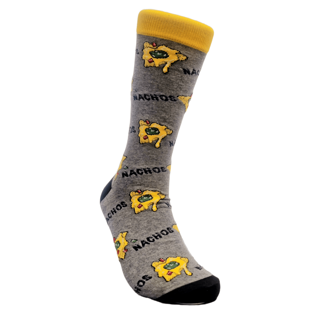 Nacho Socks (Adult Large - Men's Shoe Sizes 8 - 12)