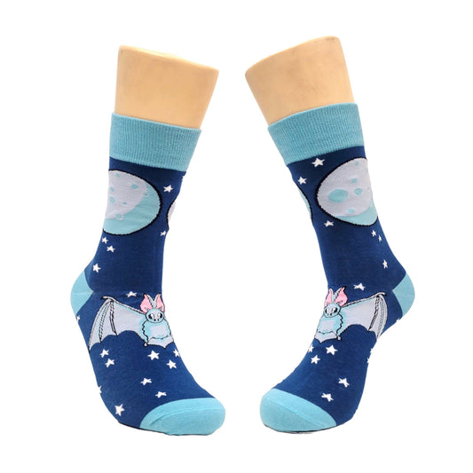 Night Bat Socks Set (Adult Medium) - 2 - Pack