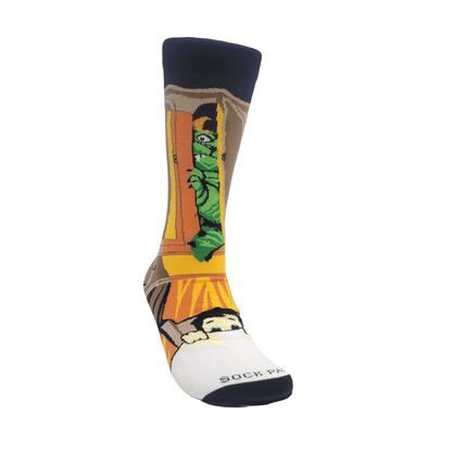 Nightmare Monster in the Closet Socks from the Sock Panda (Adult Large - Men's Shoe Sizes 8 - 12)