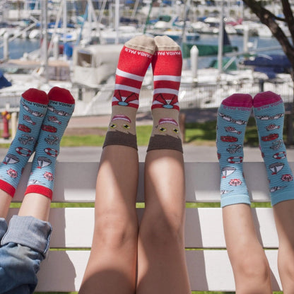 Panda Pals Kids Sock Subscription (Ages 3 - 7) Small/Girls/1