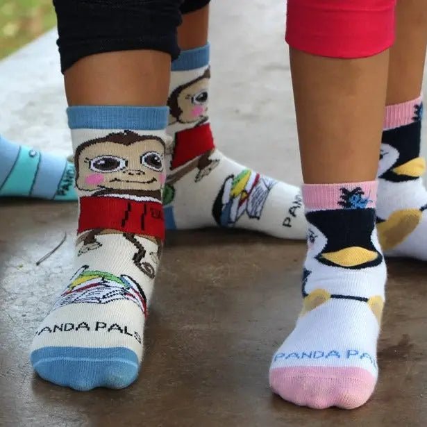 Panda Pals Kids Sock Subscription (Ages 3 - 7) Small/Girls/1