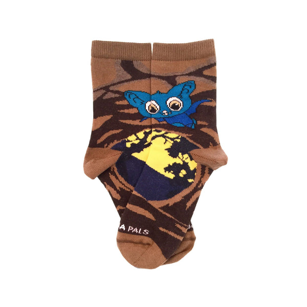 Batty Bat in a Tree Socks (Ages 3-5) from the Sock Panda