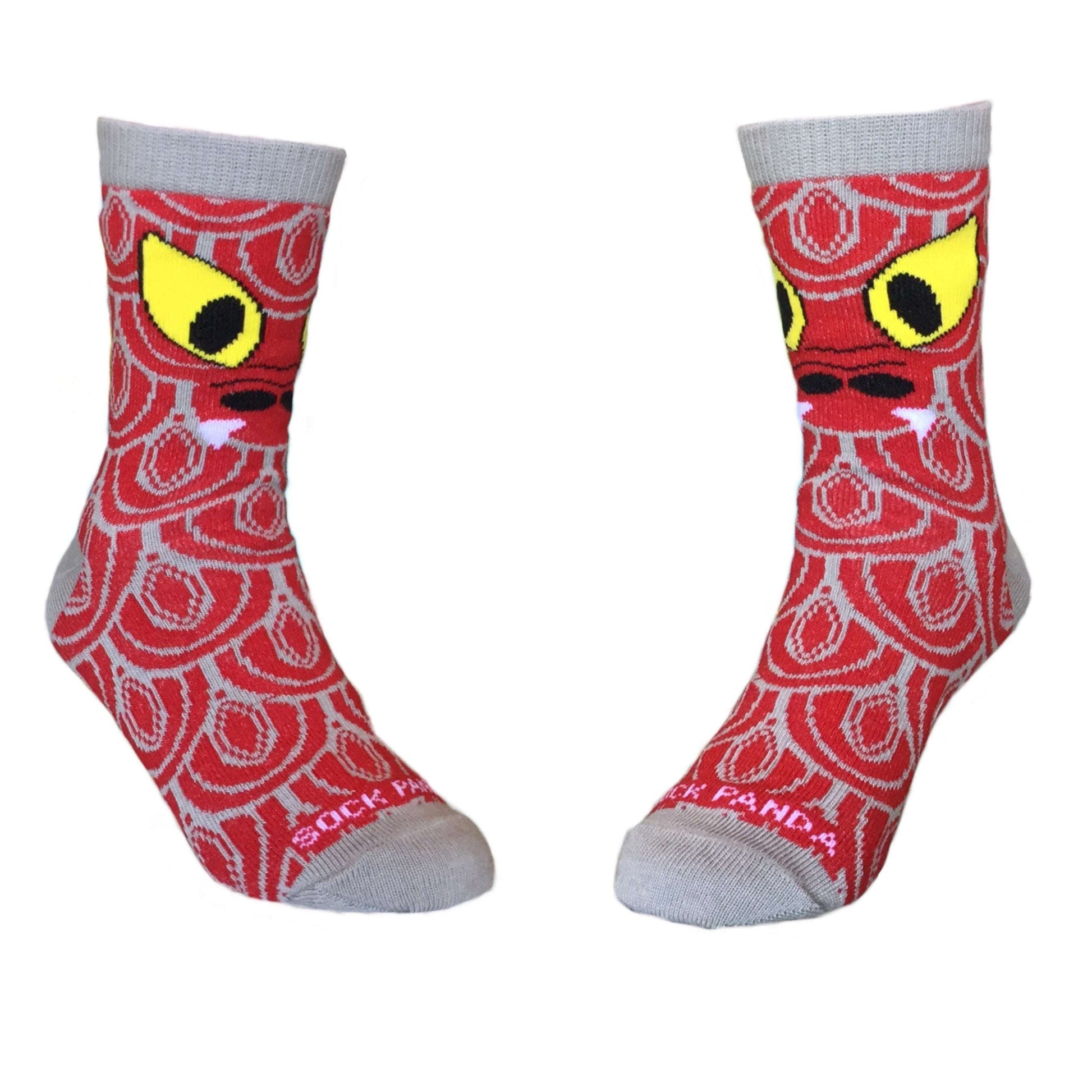 Drago the Fierce Red Dragon Socks (Ages 0-7)