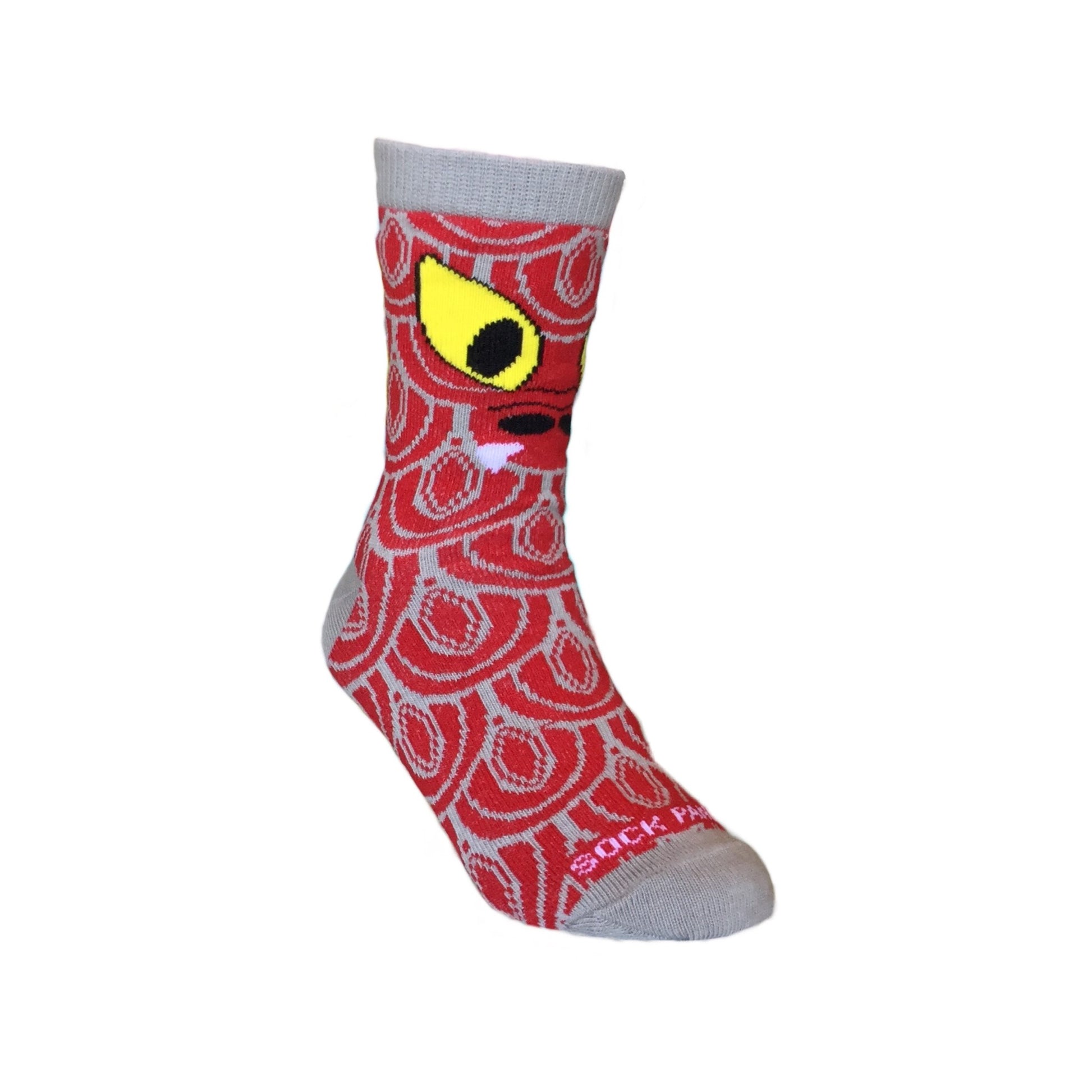 Drago the Fierce Red Dragon Socks (Ages 0-7)