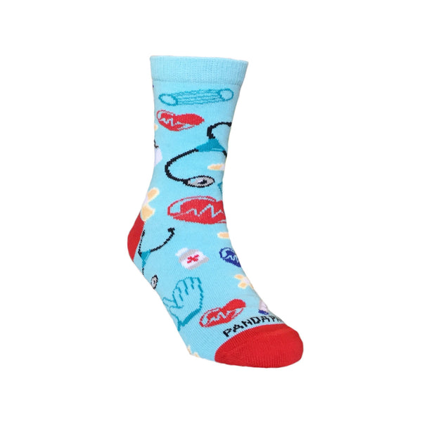 Trip to the Doctor Themed Kids Socks (Ages 3-7)
