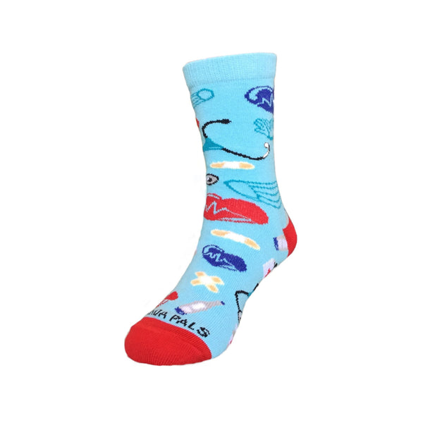 Trip to the Doctor Themed Kids Socks (Ages 3-7)
