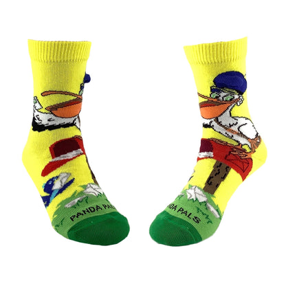 Pelican Mail Carrier Socks (Ages 3 - 7) from the Sock Panda