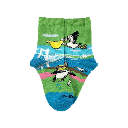 Pelican Socks from the Sock Panda (Set of Two) (Ages 3 - 7)