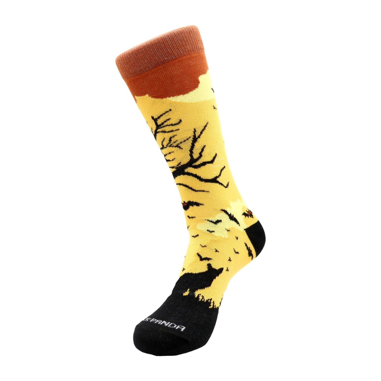 Pensive Owl Resting in a Tree Socks (Adult Small - Shoe Sizes 2 - 5)