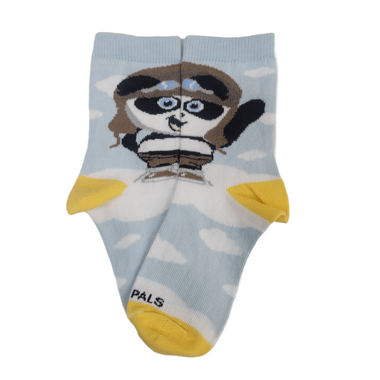 Pilot Panda Socks from the Sock Panda (Ages 3 - 5)