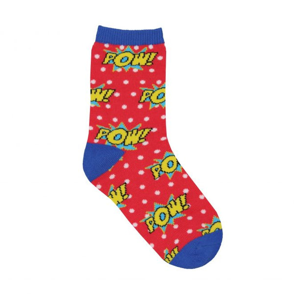 Super "Pow!" Kids Socks (Ages 1-2)