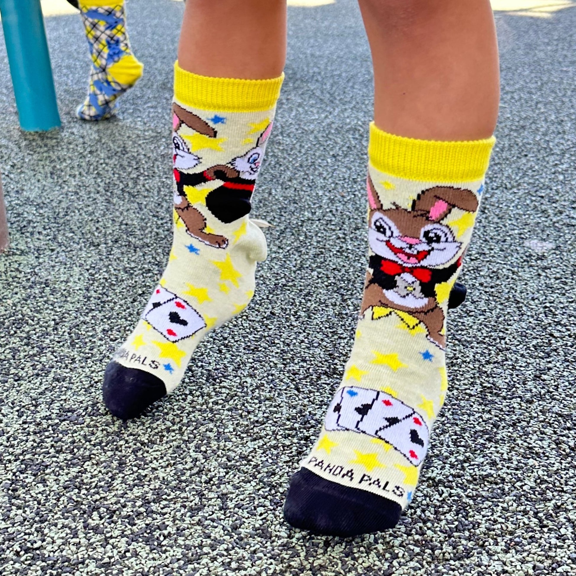 Rabbit Magician Socks from the Sock Panda (Ages 3 - 7)