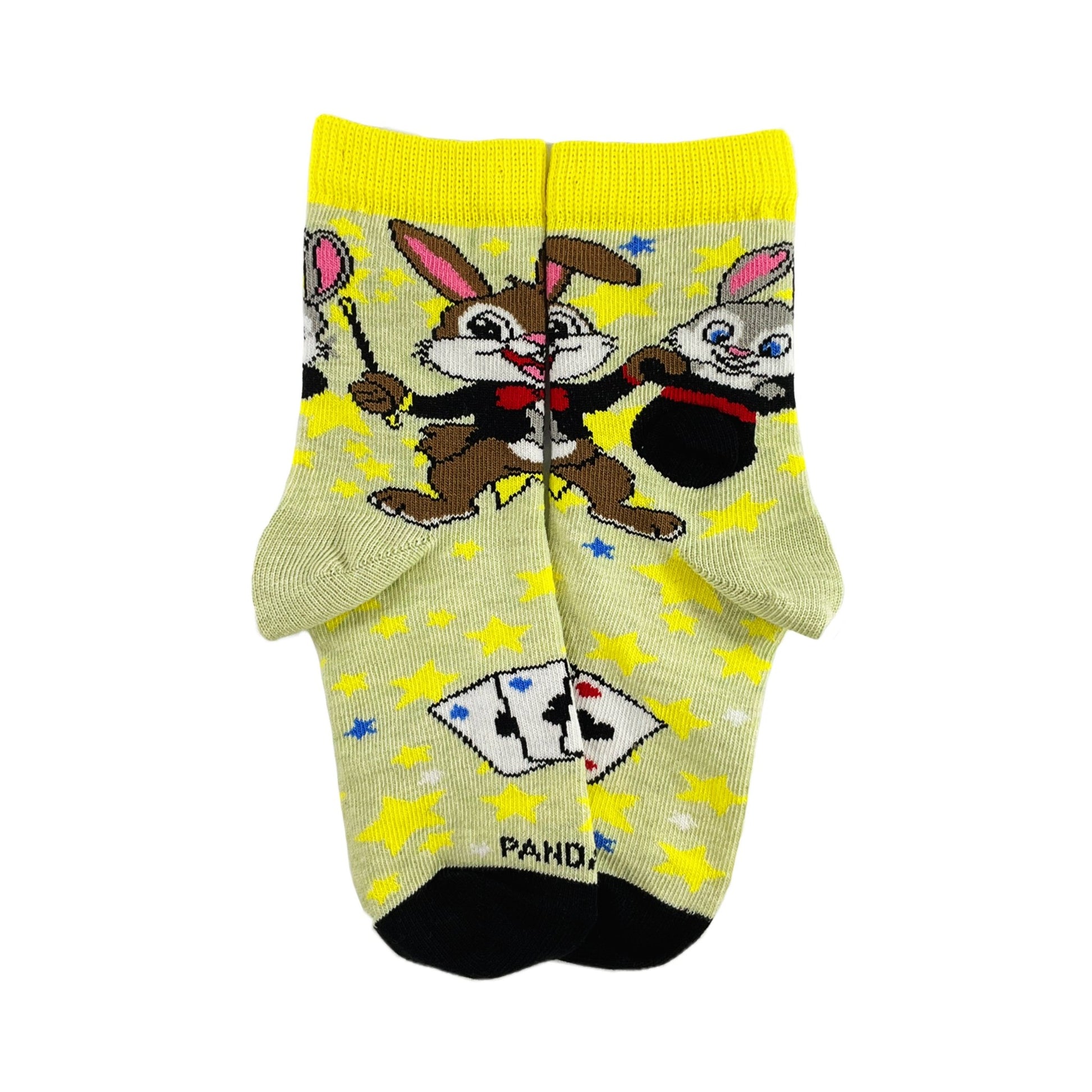 Rabbit Magician Socks from the Sock Panda (Ages 3 - 7)