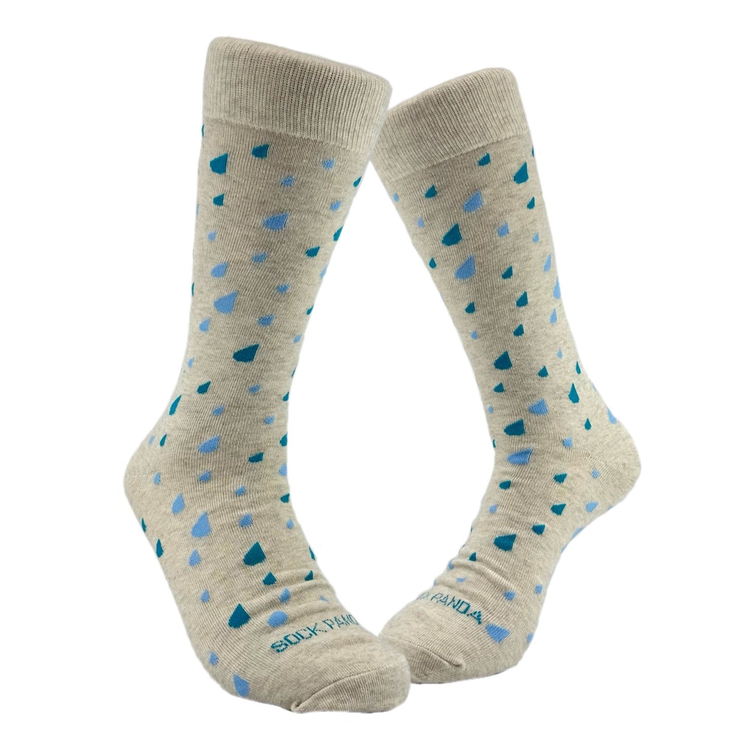 Raindrop Patterned Socks from the Sock Panda (Adult Large - Men's Shoe Sizes 8 - 12)