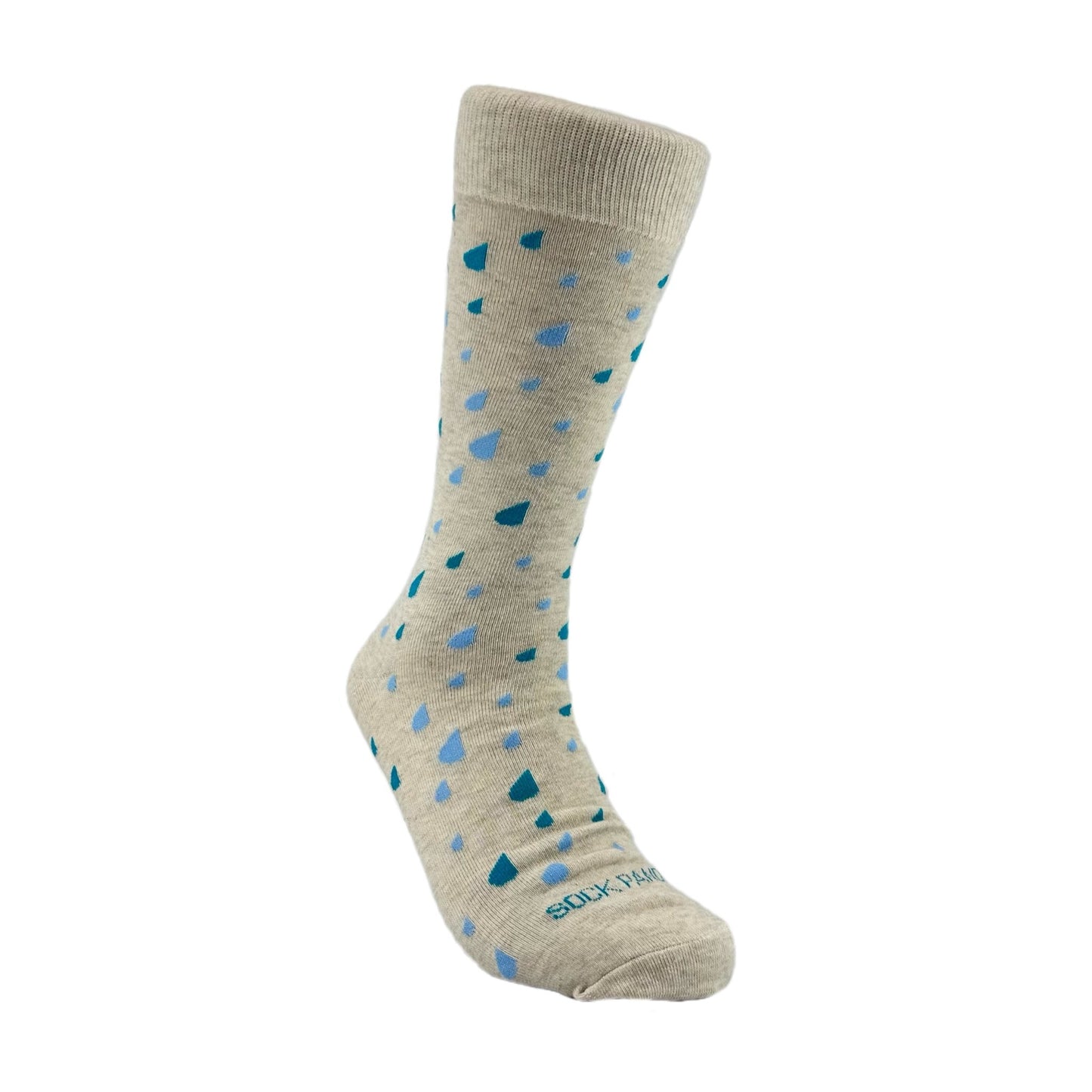 Raindrop Patterned Socks from the Sock Panda (Adult Large - Men's Shoe Sizes 8 - 12)