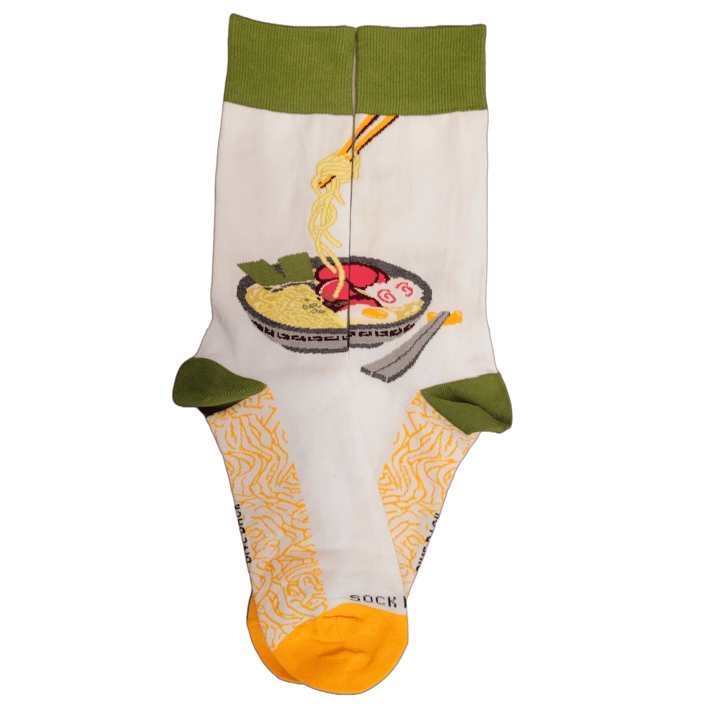 Ramen Socks from the Sock Panda (Adult Large - Men's Shoe Sizes 8 - 12)