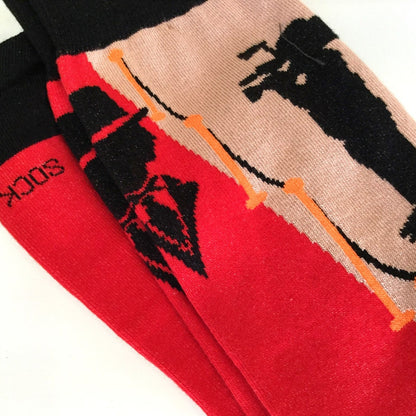 Red Carpet Socks from the Sock Panda