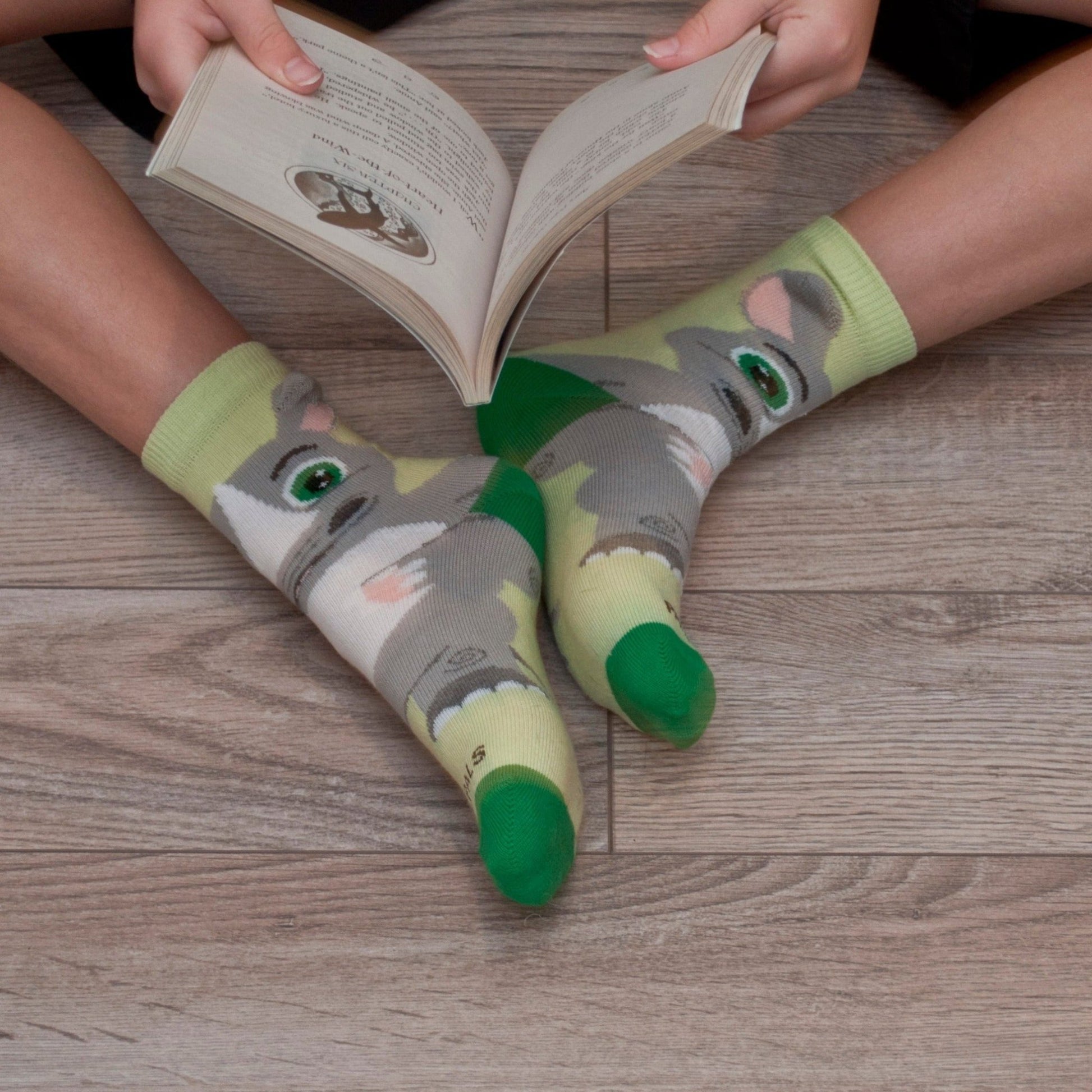 Reggie the Rhino Socks (Ages 3 - 7)