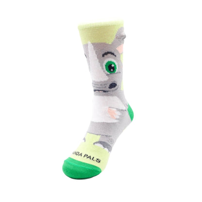 Reggie the Rhino Socks (Ages 3 - 7)