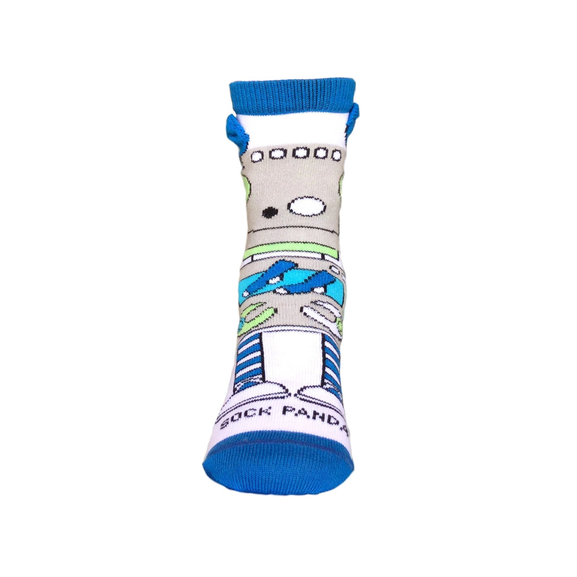 Robbie the Calculating Robot Socks (Ages 0 - 7)