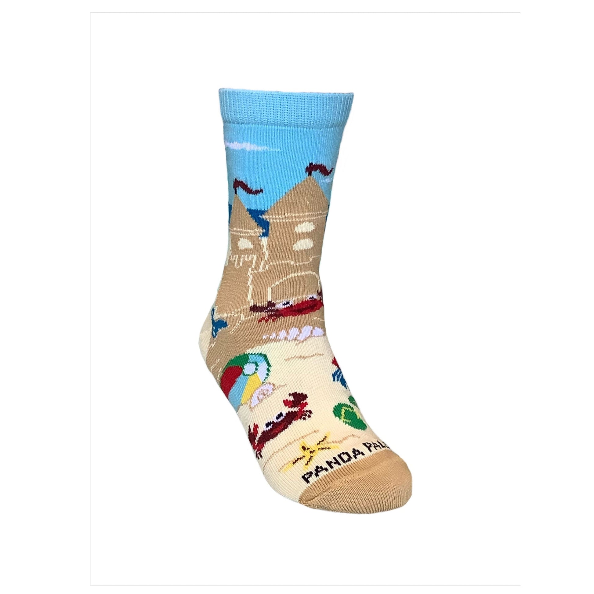 Sand Castle Socks (Ages 3 - 7) from the Sock Panda