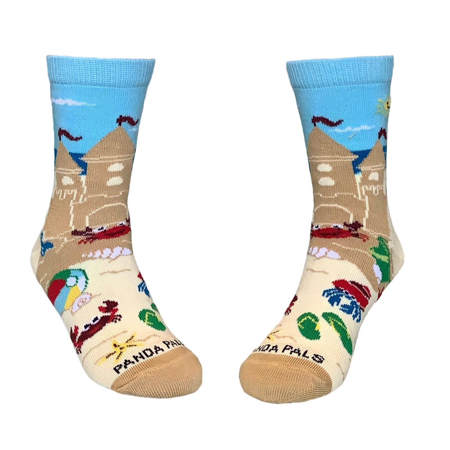 Sand Castle Socks (Ages 3 - 7) from the Sock Panda