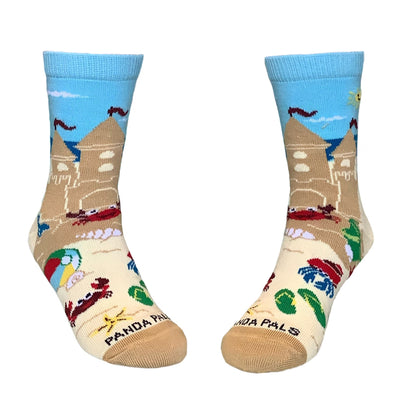 Sand Castle Socks (Ages 3 - 7) from the Sock Panda