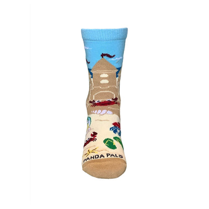 Sand Castle Socks (Ages 3 - 7) from the Sock Panda