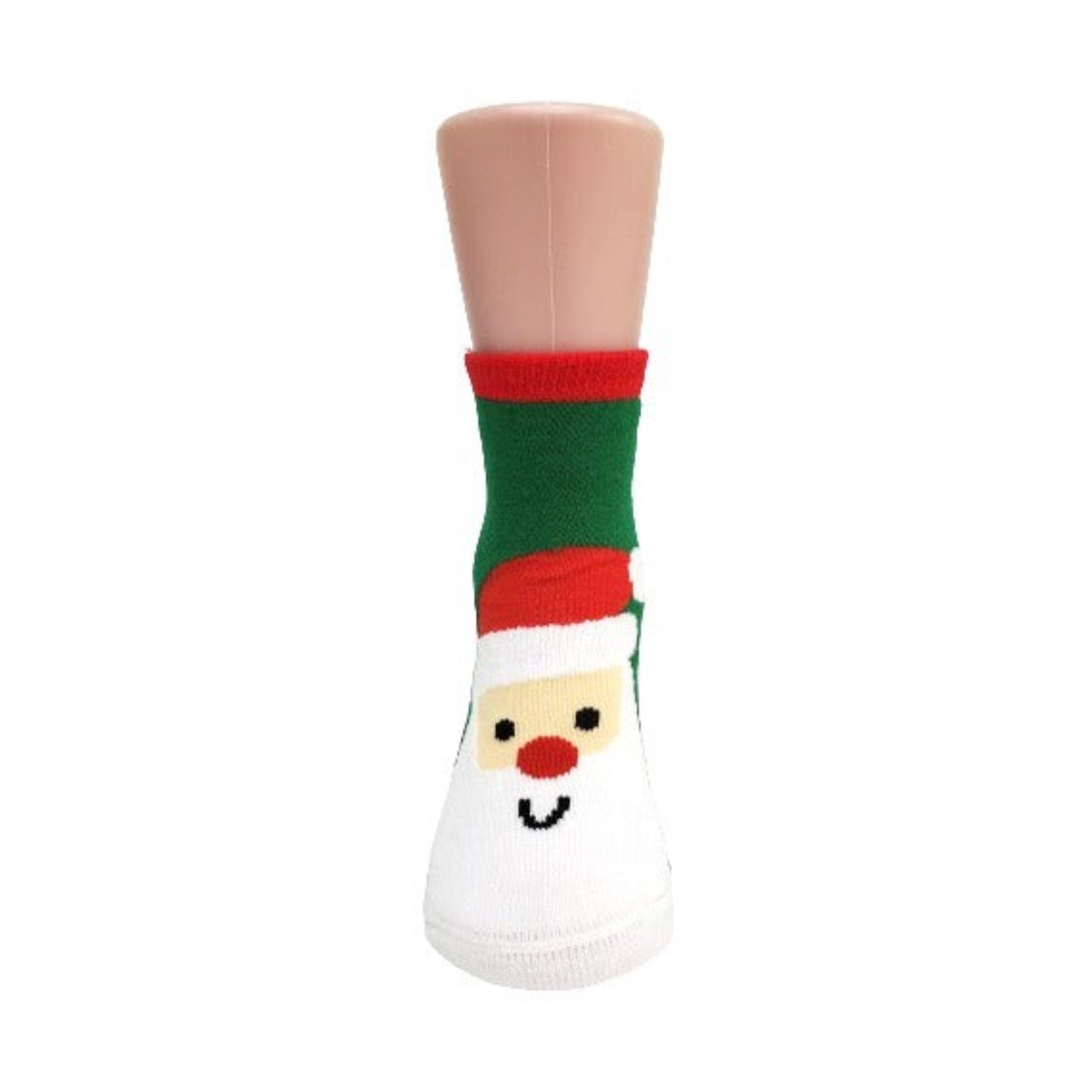 Happy Santa Claus Socks for Kids (Ages 6 mo. to 7 yr)