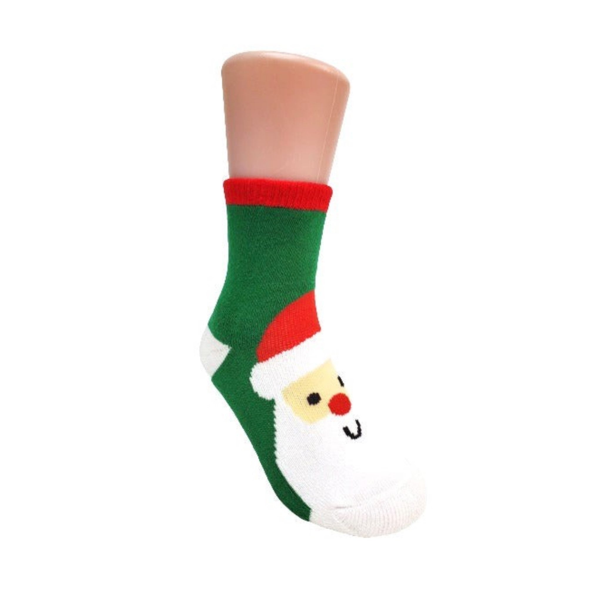 Happy Santa Claus Socks for Kids (Ages 6 mo. to 7 yr)