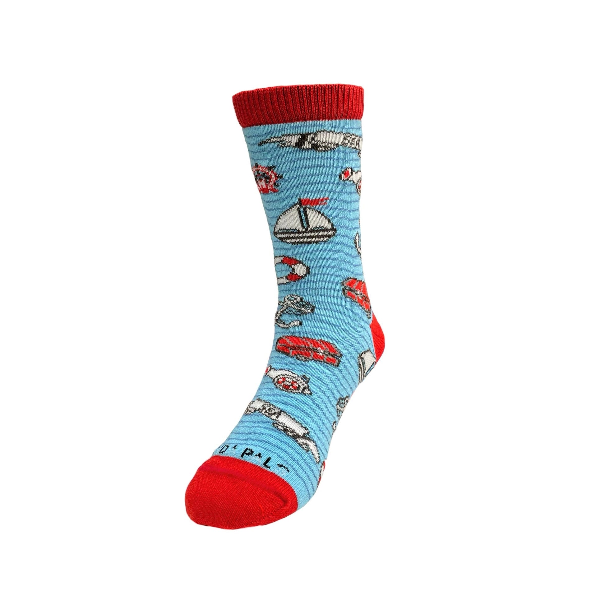 Sea Adventure Socks (Two Colors) - Kids Socks (Ages 3 - 7)