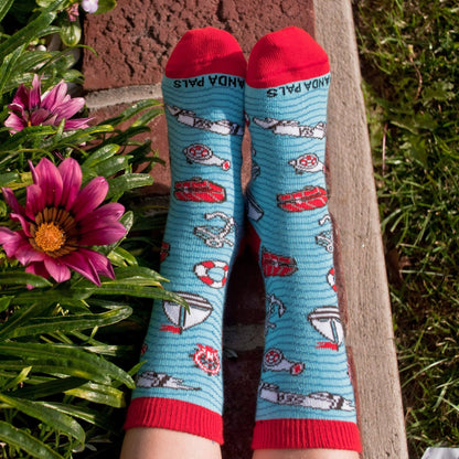 Sea Adventure Socks (Two Colors) - Kids Socks (Ages 3 - 7)