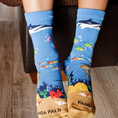 Shark in the Ocean Socks (Ages 3 - 7)