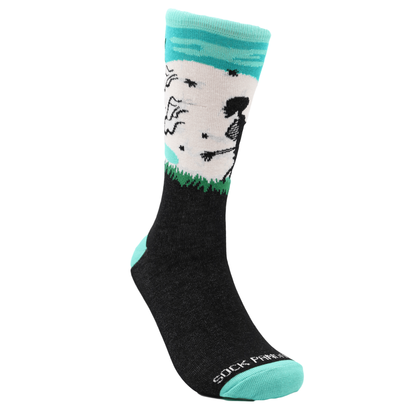 Skeleton Walking In Front of the Moon Socks - (Adult Medium - Women's Shoe Sizes 5 - 10)