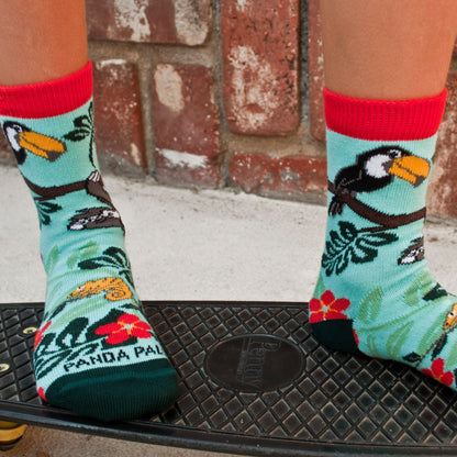 Sloth and the Forest Friend Socks (Ages 3 - 7)